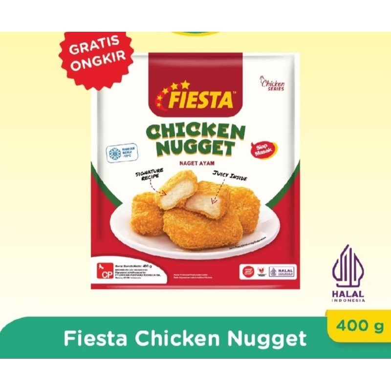 

Fiesta chicken nugget 400gram