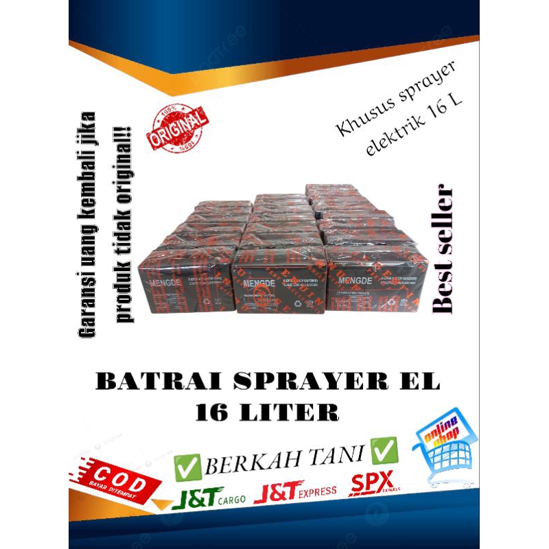 Batrai / Aki sprayer elektrik/ Batrai tengki semprot 12 v
