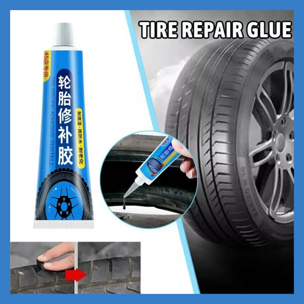 30ml Lem Ban Mobil Retak Lem Ban Motor Super Kuat Universal Tire Repair Glue Lem Tambal Ban Dalam Le