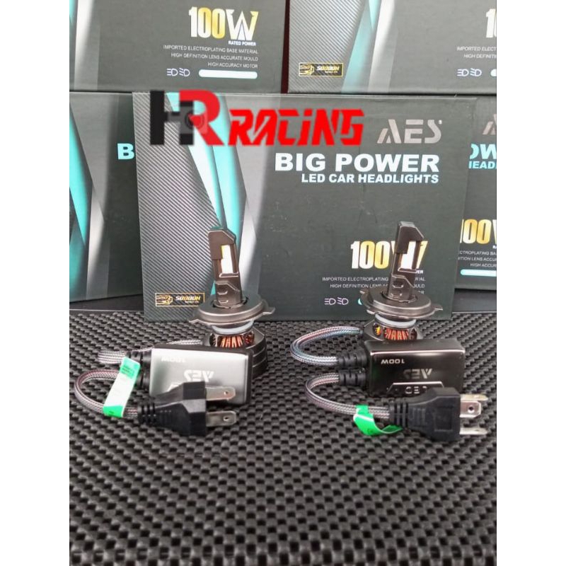 LAMPU LED TURBO P5 Headlight HB3 HB4 H7 H11 100Watt High Power AES HB4 / 9006