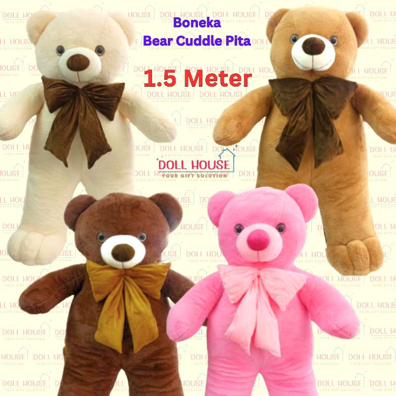 Boneka Beruang 1.5 Meter PREMIUM / Boneka Bear 1,5 meter / Boneka Teddy Bear 1.5 M / Boneka Beruang 