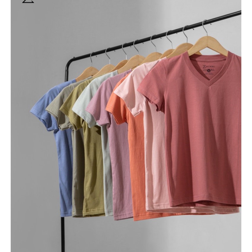 Price Zalmore Pastel Series Woman TShirt Premium Cotton  Kaos Wanita