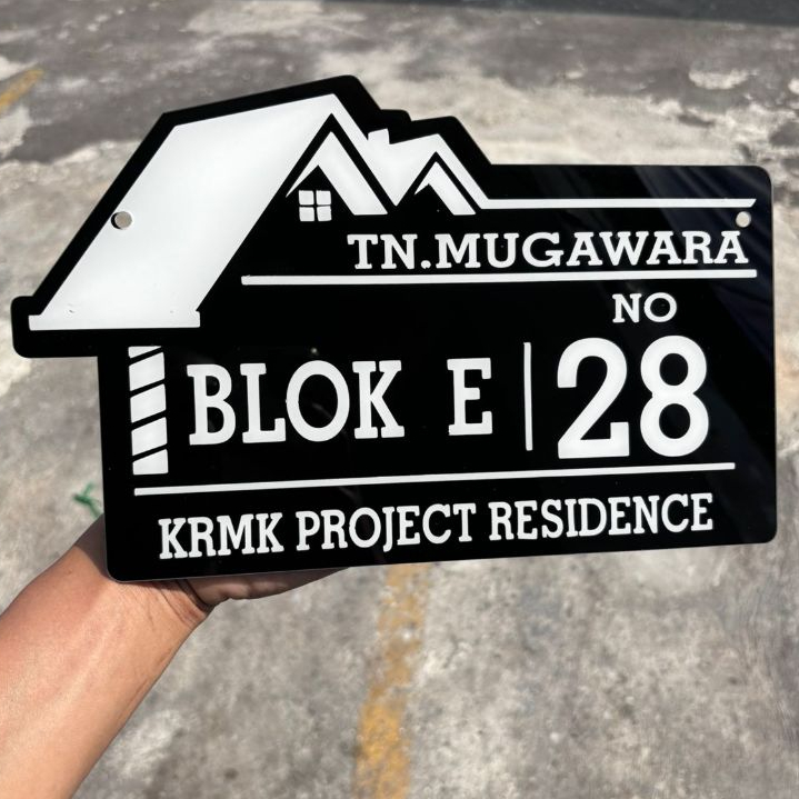 PREMIUM NOMER RUMAH NOMOR RUMAH AKRILIK CUSTOM PAPAN NOMOR RUMAH AKRILIK NOMER RUMAH AKRILIK NO