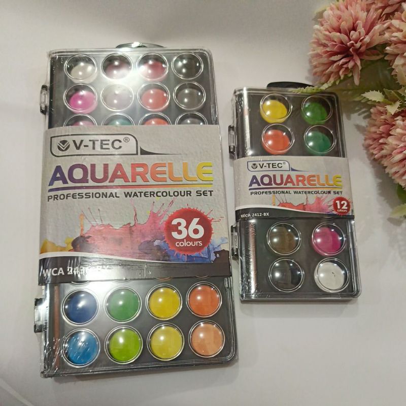 

V-TEC Aquarelle Professional Watercolour set