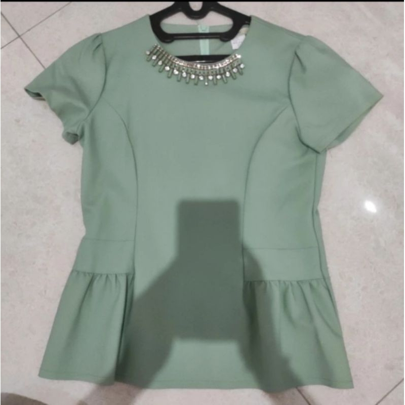 baju pakaian wanita LD 80 cm cewek atasan moscato size S