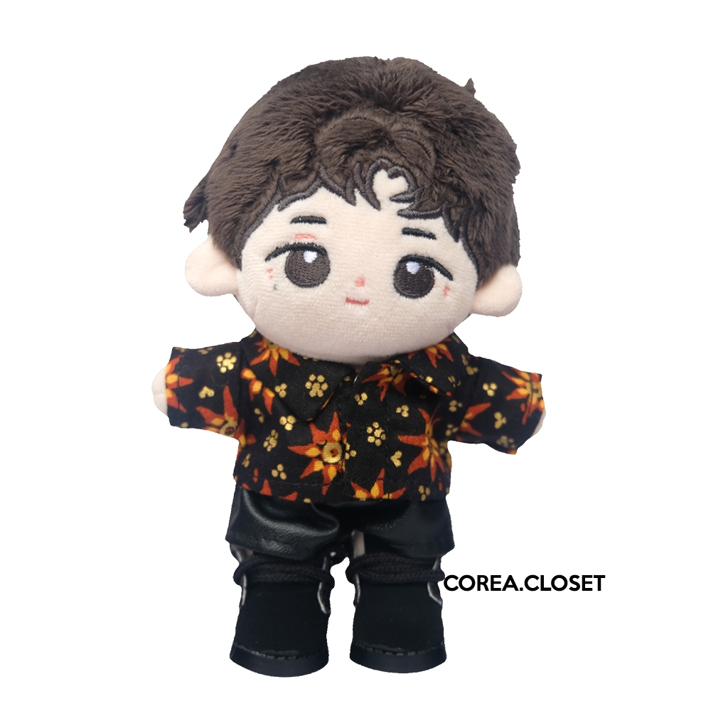 READY STOCK 10CM kpop doll clothes - SETELAN BAJU BATIK TINTA EMAS ( boneka korea menengah atas EXO 