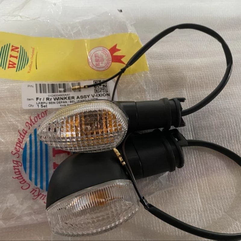 LAMPU SEN SEIN DEPAN BELAKANG ASSY SET FITING YAMAHA VIXION OLD RX KING NEW PEREDAM 2008 SCORPIO WIN