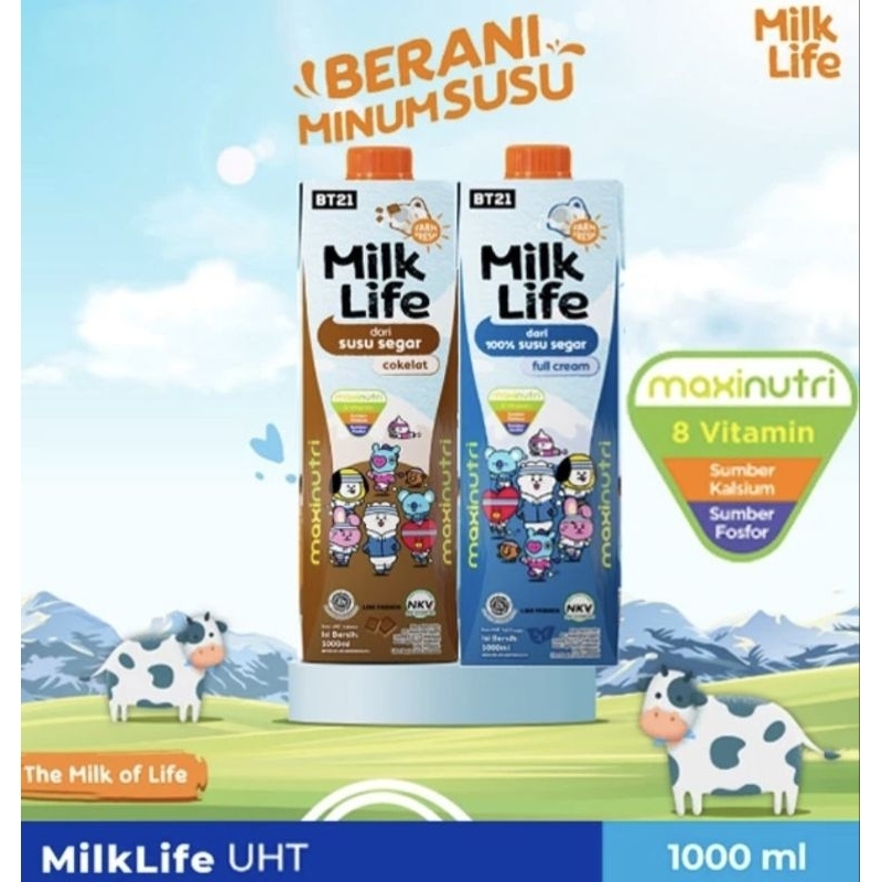 

MilkLife Susu Milk UHT 1000 ml 1 Liter