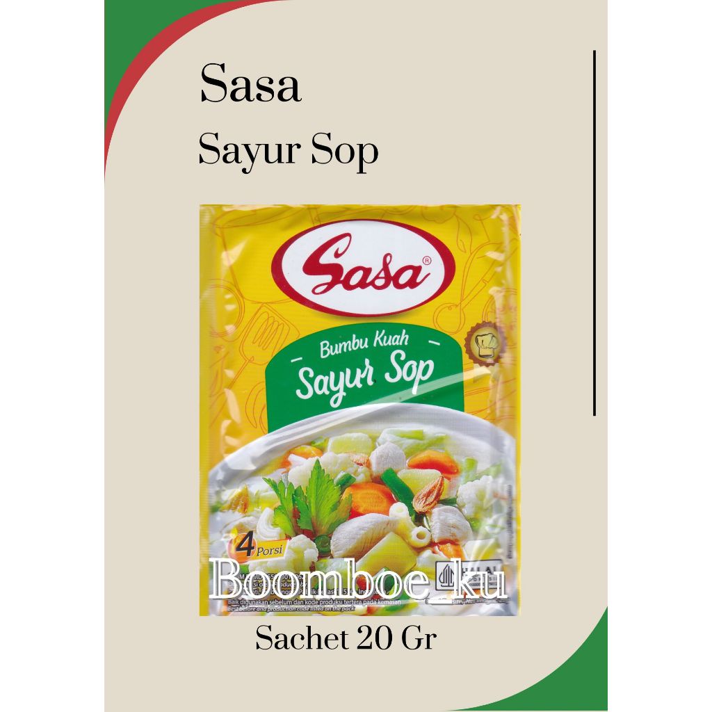 

Sasa Bumbu Kuah Sayur Sop 20Gr