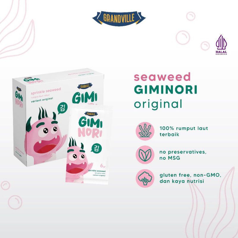 

Grandville Gimi Nori Rumput Laut Tabur Original Single pack