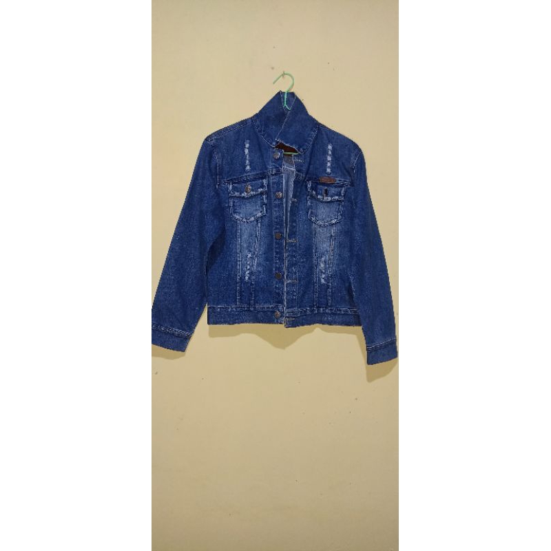 JAKET JEANS DENIM WANITA tebal PL