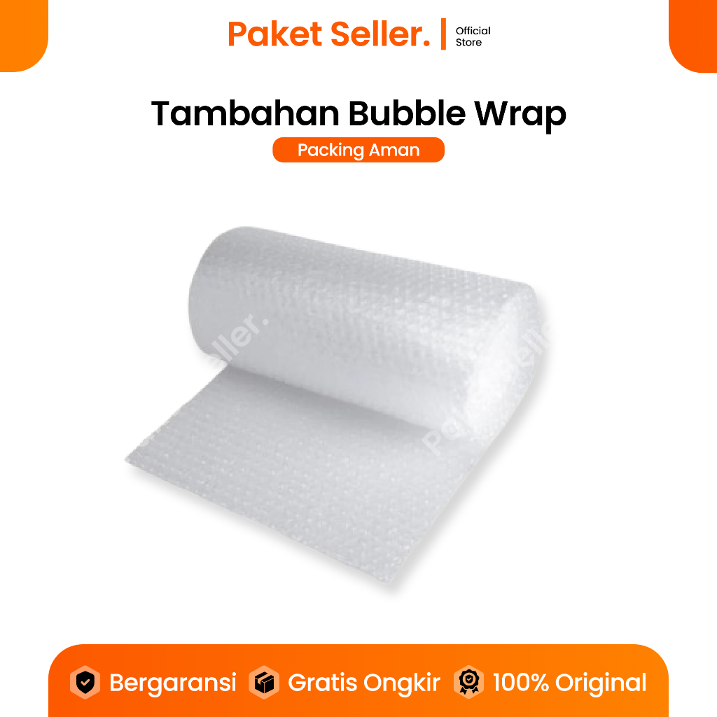 

Extra Bubble Wrap untuk Packing Pengemasan Barang Lebih Aman