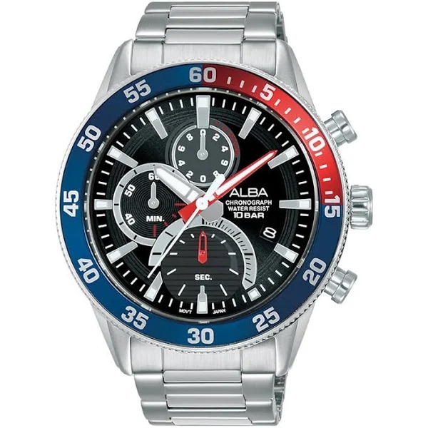 Alba PEPSI AM 3893 | 100% Original, Jam Tangan Pria dengan Desain Klasik dan Elegan.