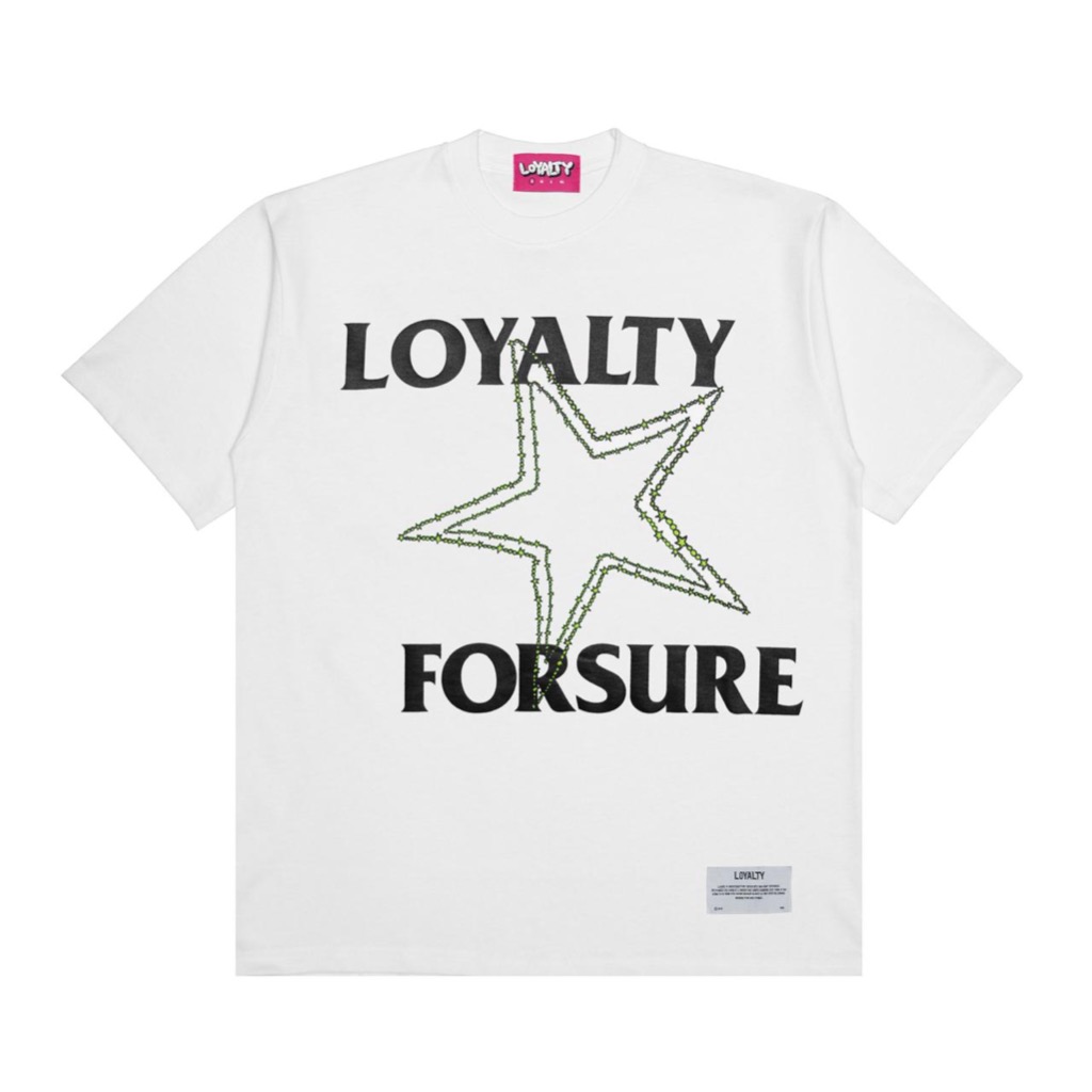 STARS RING WHITE TEE.....