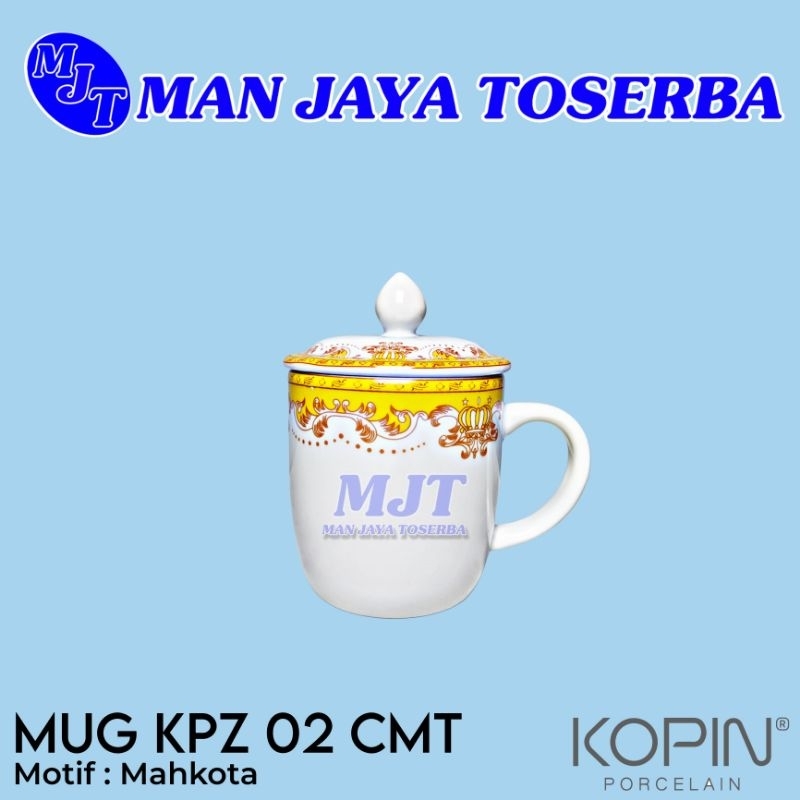 Mug Keramik Tutup Mug Mahkota Mug Sultan Gold mahkota Hadiah Kado Souvenir Pernikahan