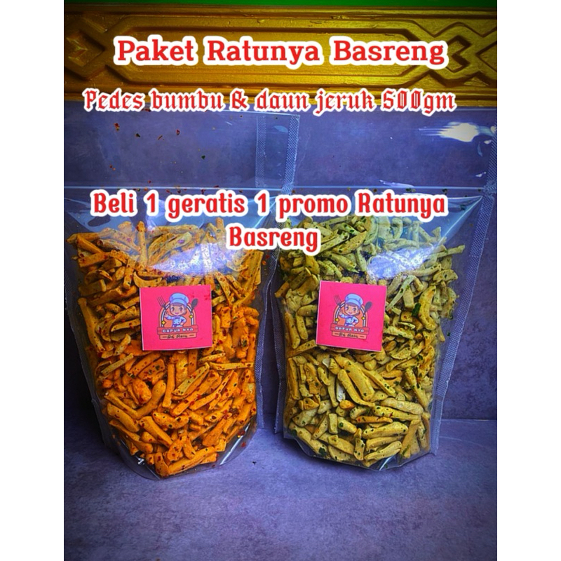 

Ratunya Basreng promo beli 1 geratis 1