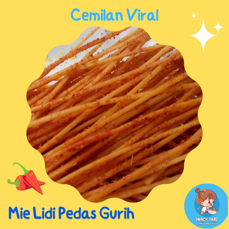 

Snack Tari ~ Mie Lidi Pedas Gurih