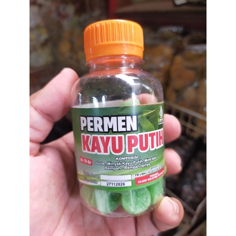 

Permen herbal - permen kayu putih - permen kesehatan - ekstrak mint dan daun kayu putih - melegakan tenggorokan - mengobati sakit tenggorokan