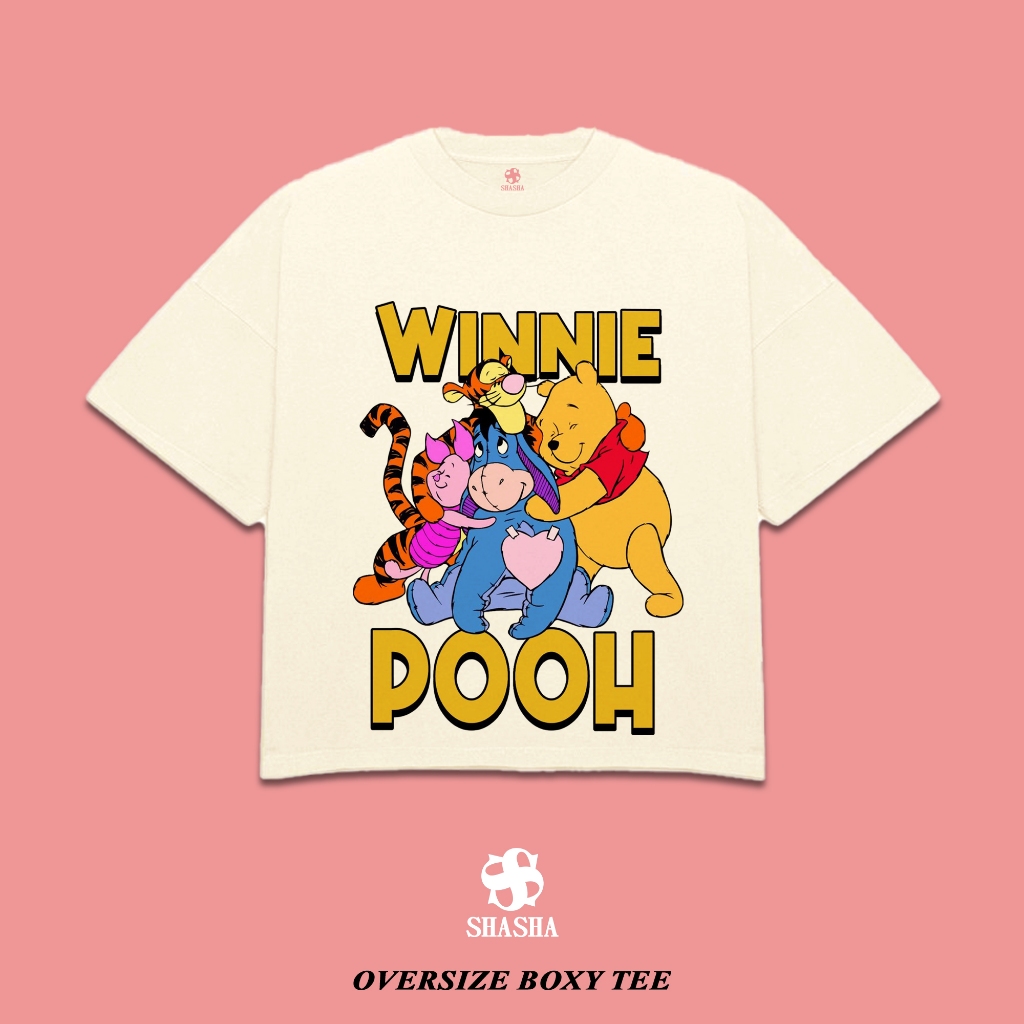 Boxy Tee Winnie Pooh Disney Oversize Vintage