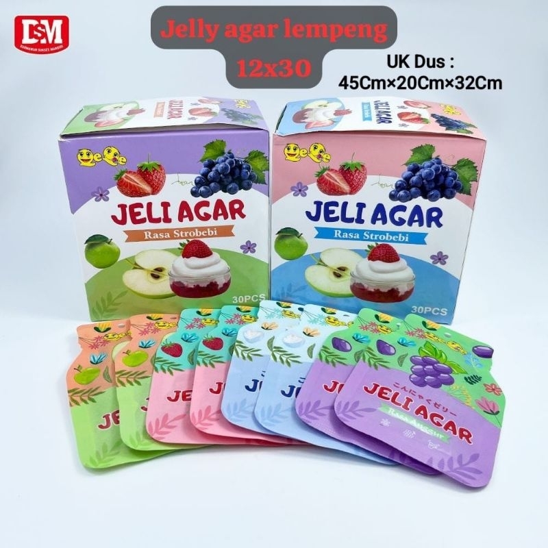 

JELI AGAR LEMPENG ISI 30 PCS