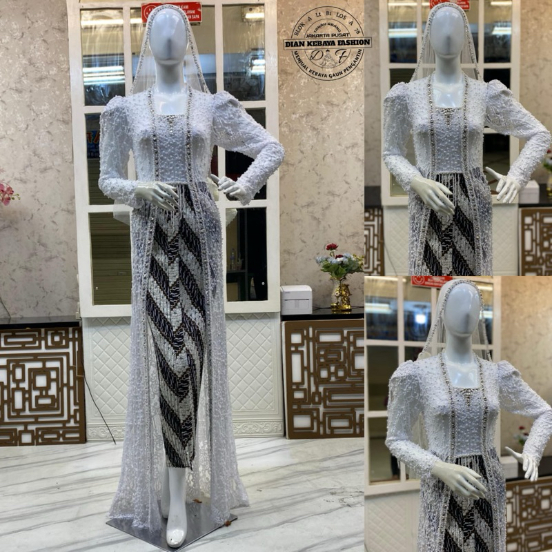 Kebaya Akad Pengantin / Kebaya Pernikahan / Kebaya Akad Nikah.