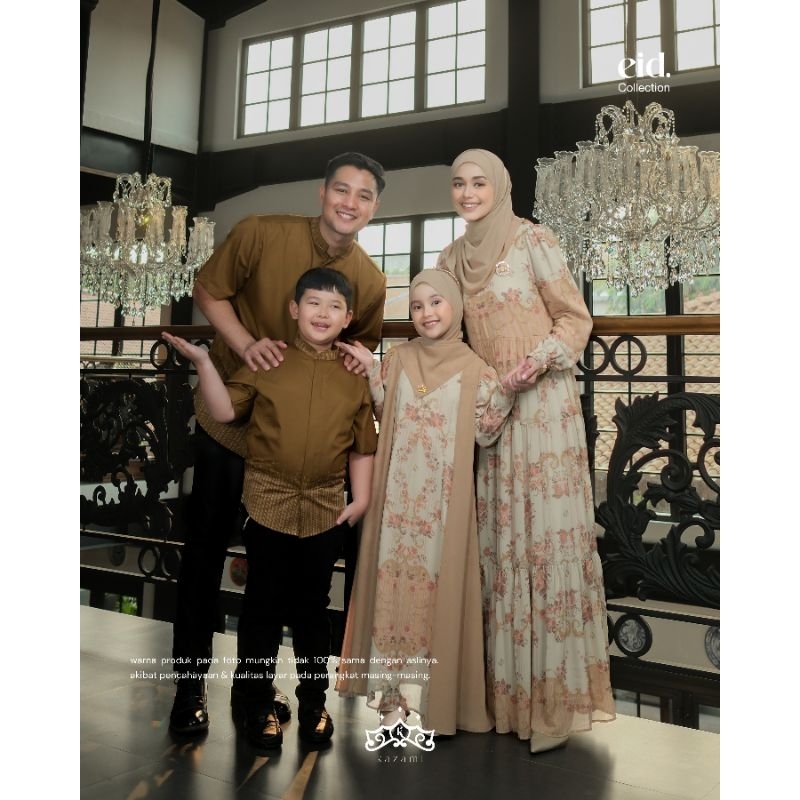 FREE SARUNG/BROOCH + HIJAB ❗️PO PETALS SARIMBIT KAZAMI STORE OFFICIAL - GAMIS DRESS PETALS SARIMBIT 