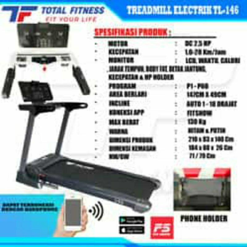 Treadmill total fitness