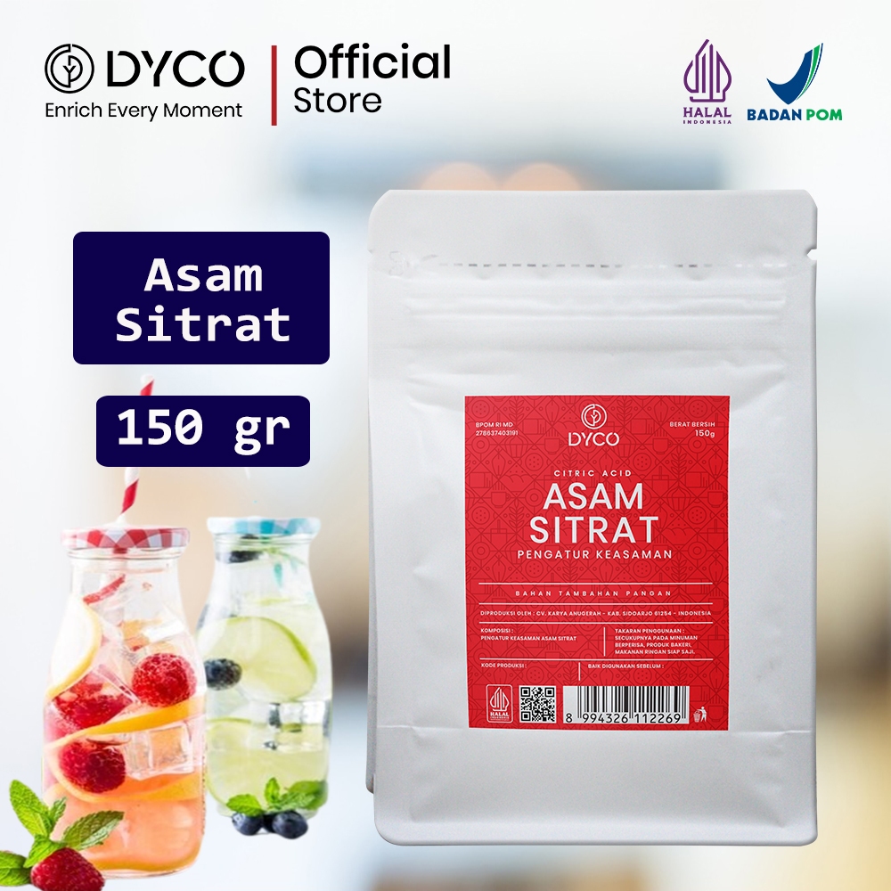 

Asam Sitrat Citric Sitrun Citrun Acid DYCO 150 g