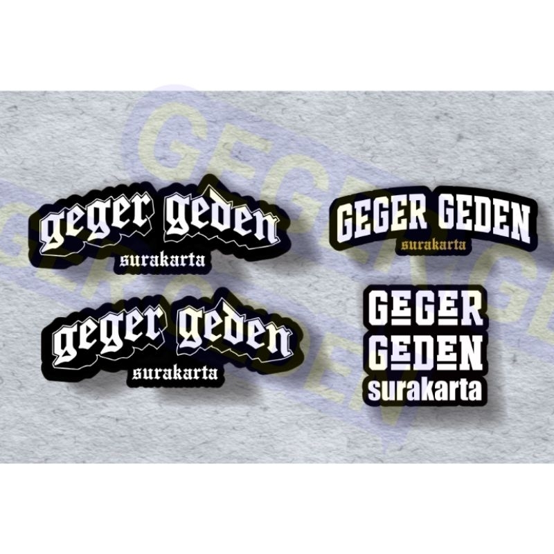 

STIKER PACK GEGER GEDEN SURAKARTA