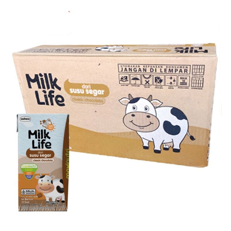 

Milk Life Susu UHT Classic Chocolate 40 x 115 ml