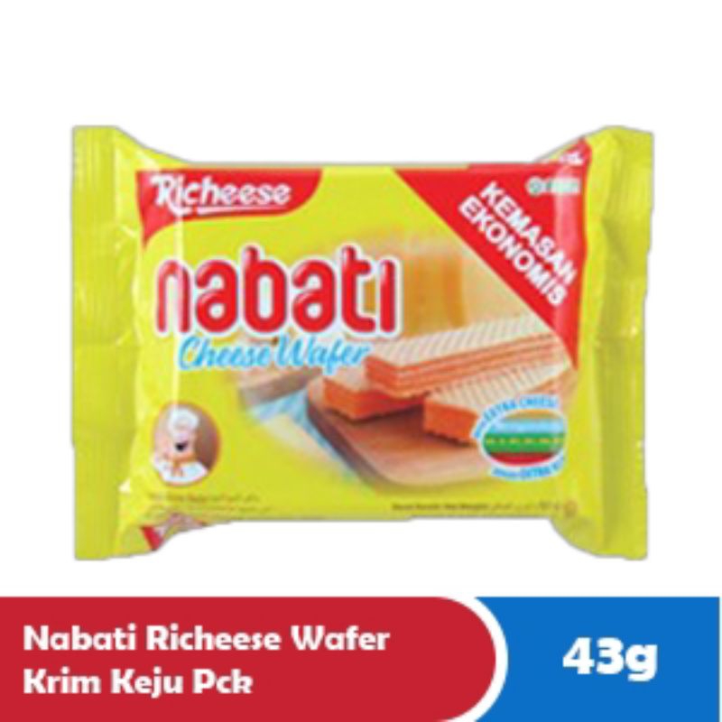 

Nabati Richeese Wafer Krim Keju PCK 37g