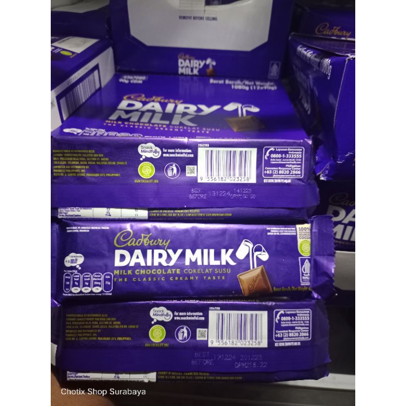 

Cadbury dairy milk 62gr ori