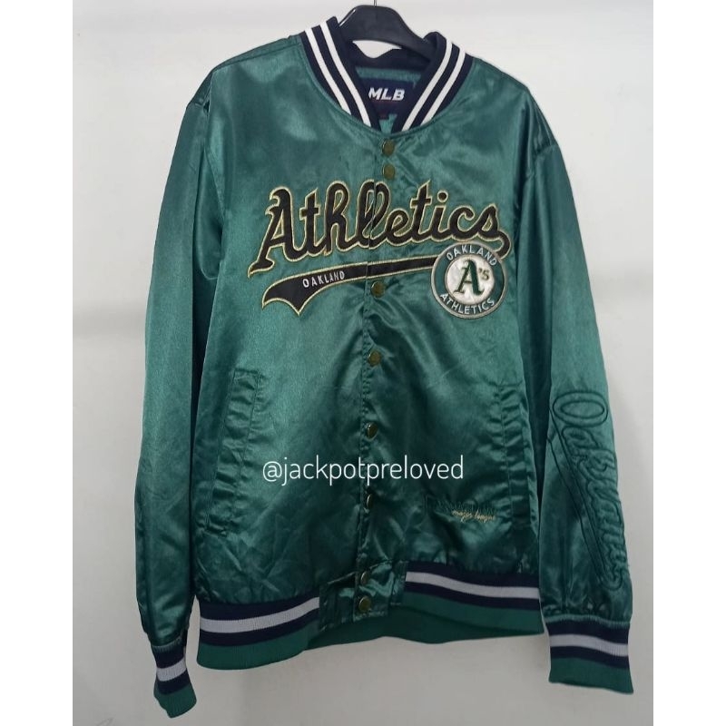 Jual Jaket MLB Varsity Hijau Second Original