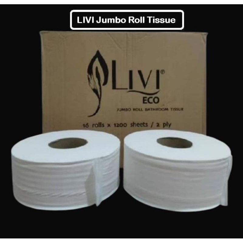 LIVI JUMBO ROLL TISSUE 1 DUS ISI 16 ROLL