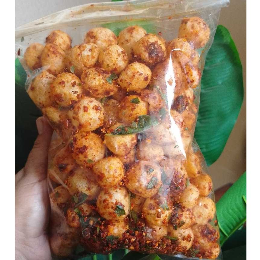 

cimol kering pedas daun jeruk 1kg