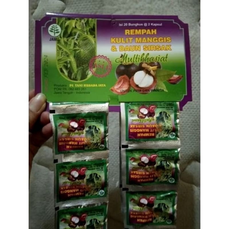 GODONG SIRSAK ORI / KAPSUL REMPAH DAUN SIRSAK ORI MULTIGUNA