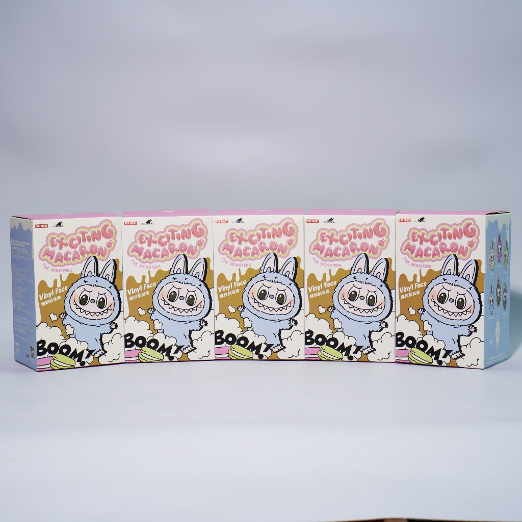 Pop Mart Labubu The Monsters Tasty Exciting Macarons Vinyl Face Blind Box Rajaanimeofficial