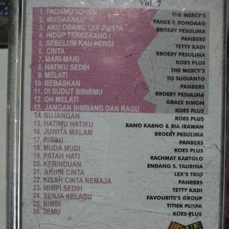 kaset pita full box"26 POP NOSTALGIA LEGENDARIS"