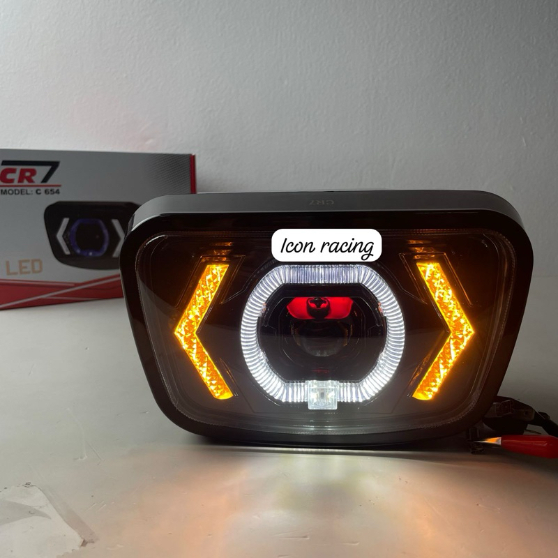 HEADLAMP BILED ORIGINAL RX KING RXS RXK GL 100 LAMPU DEPAN BILED MATRIX RX KING NEW SET BATOK OVAL P