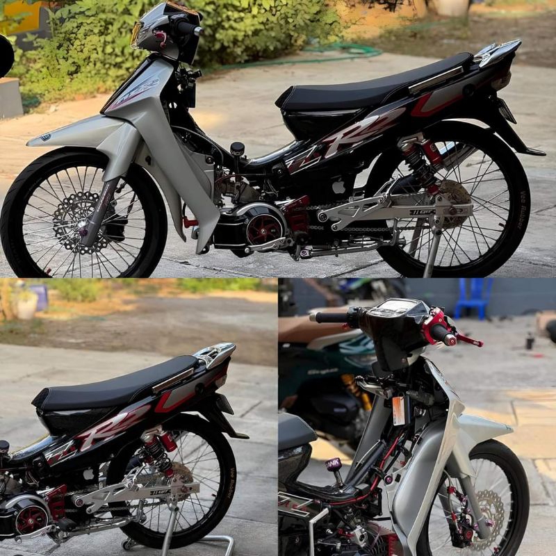 Striping F1ZR Striping f1zr full clutch 2001 2002 hitam silver striping Standard ori FizR 2001 2002 