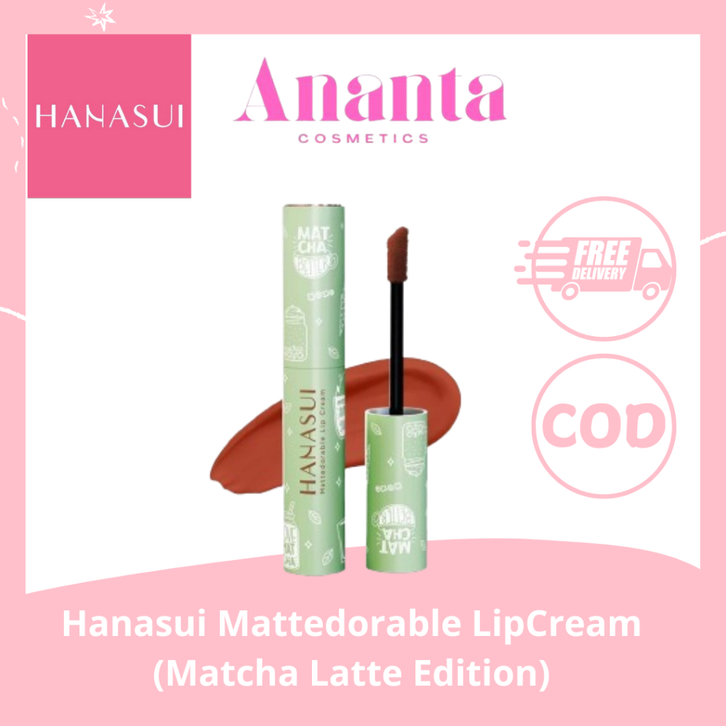 ❤ANANTA❤Hanasui Mattedorable LipCream (Matcha Latte Edition)