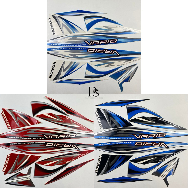 Striping Sticker Original Honda Vario Cw 110 Karbu 2012