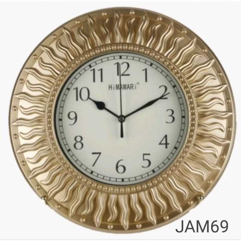 Jam Dinding Aesthetic HIMAWARI / Hinomaru Wall Clock JAM60 69 342