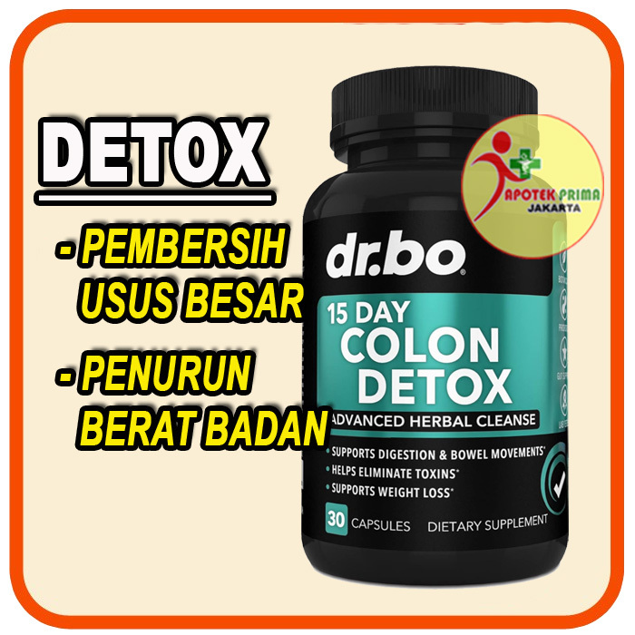 Dr. BO 15 Day Colon Detox Pembersih Usus Besar Penurun Berat Badan