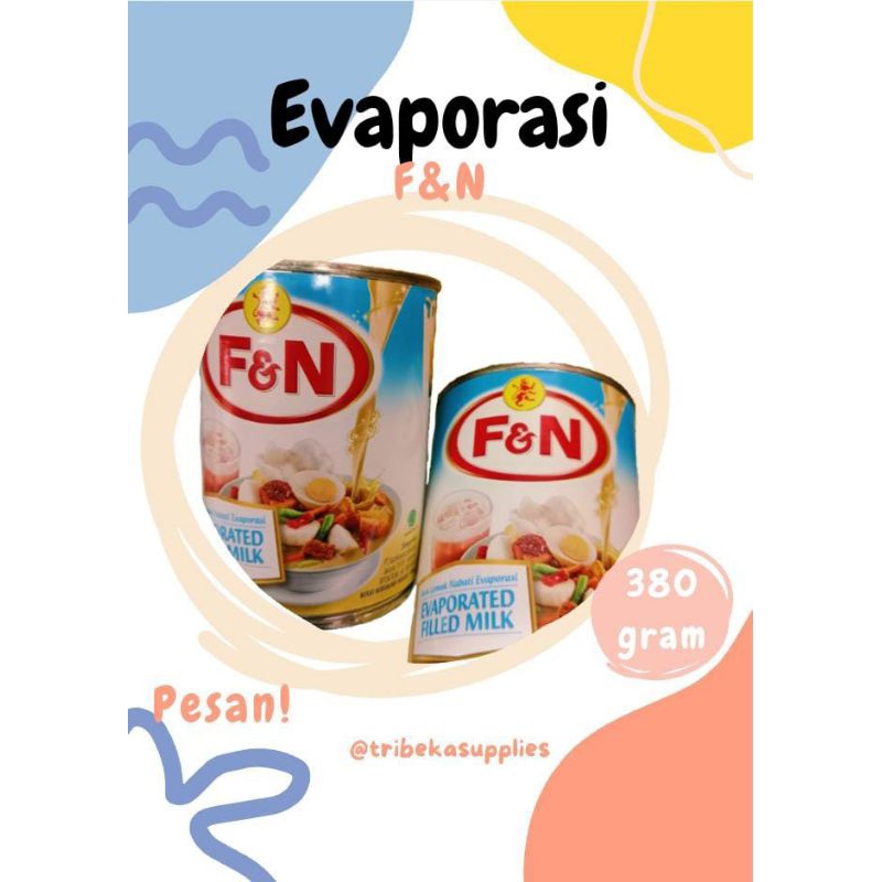 

Susu Evaporasi F&N 380Gram