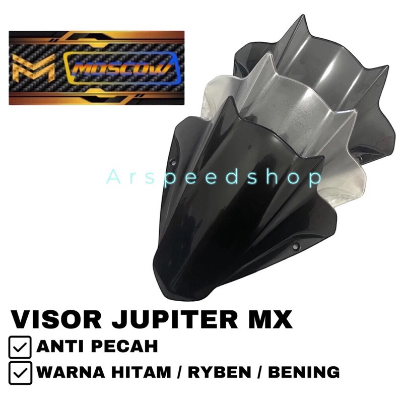 VISOR WINDSHIELD UNIVERSAL MOSCOW JUPITER MX 150 KING 150 NEW 135