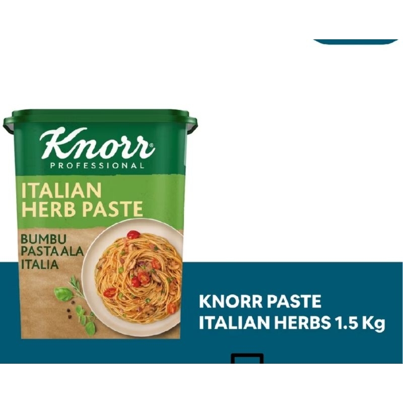 

Knorr italian herb paste bumbu pasta ala italia 1.5 kg