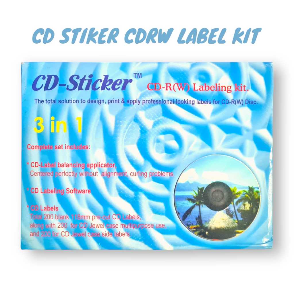 

CD STIKER CDRW LABEL KIT