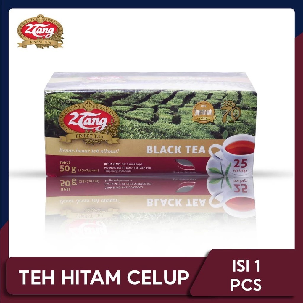 

2Tang Black Tea 50gr [1 box @25 kantong/ 2gr]