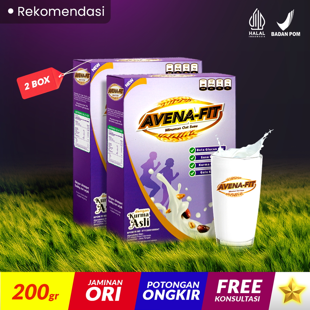 

Sereal Granola Oat AVENAFIT Menu Sarapan Susu Etawa OBAT SAKIT JANTUNG